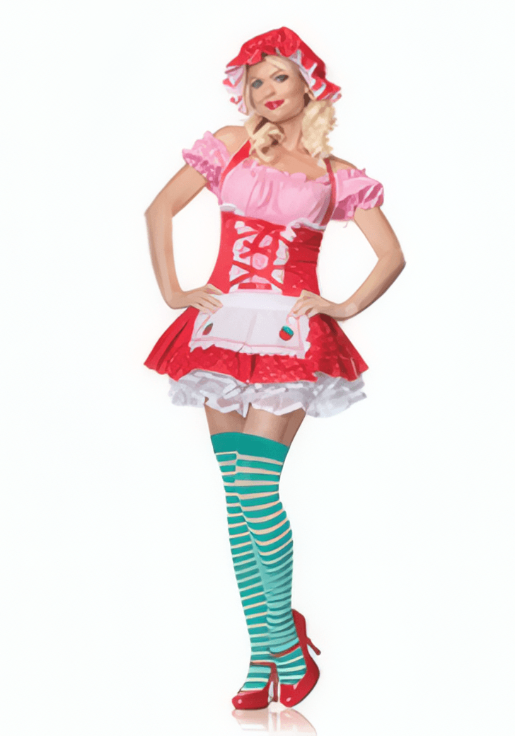 Disfraz de tarta de fresa